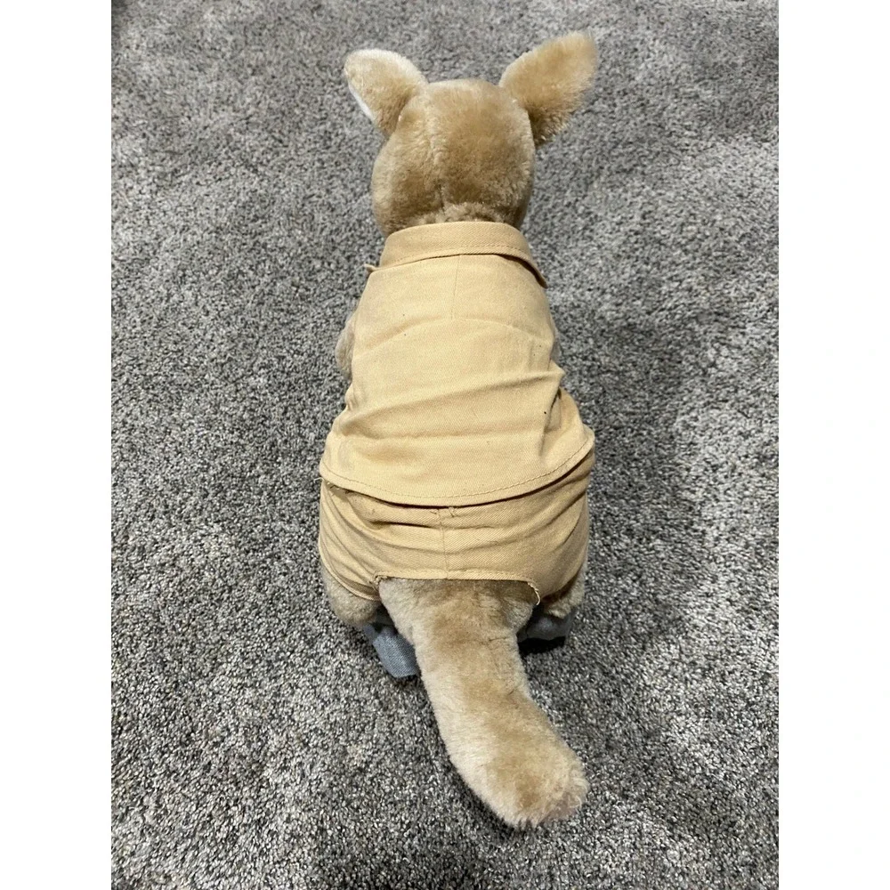 Australia Zoo Rusty Kangaroo Plush Unisex OS Tan Excellent Crocodile Hunter Toy
